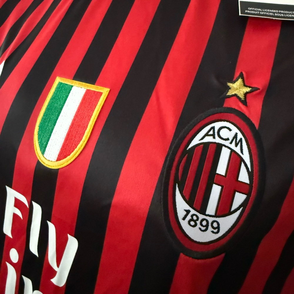 Zlatan Ibrahimovic AC Milan Champions League New Men Retro Adidas Soccer Jersey - Picture 5 of 11